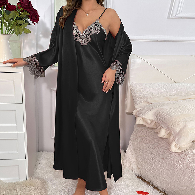 Robe Silk Women - Premium Damen Herbst Winter Midi Camisole