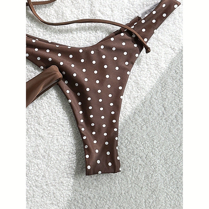 Sexy zweiteiliger Polka-Dot-Tr – Thong Bikini Women Bewertung und Preis