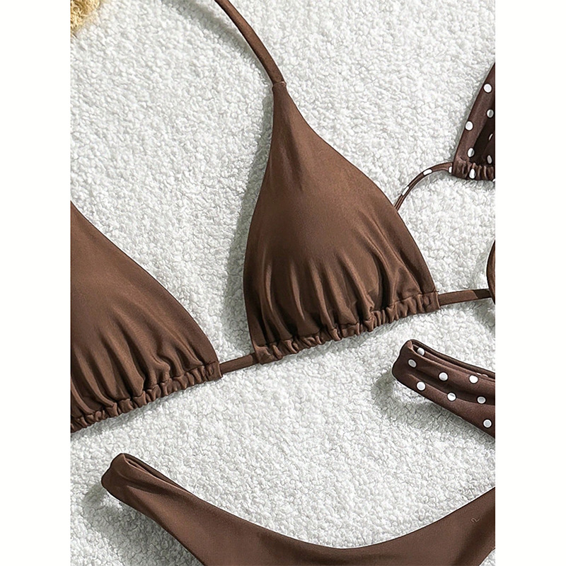 Sexy zweiteiliger Polka-Dot-Tr – Thong Bikini Women Bewertung und Preis